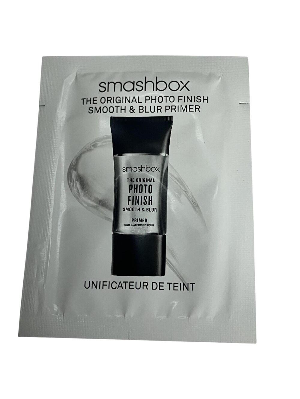 Smashbox Photo Finish Smooth & Blur Primer Universal Sample Clear 0.5oz Face